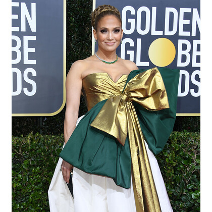 Образ Дженнифер Лопес на Golden Globe 2020