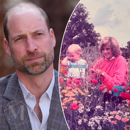 Принц Уильям поделился редким фото с принцессой Дианой