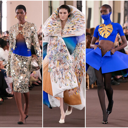 Дэниел Розберри соединил моду и искусство в шоу Schiaparelli Couture Fall 2023
