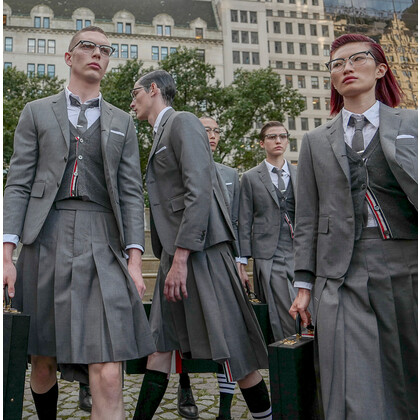 Thom Browne решил объединить мужские и женские показы