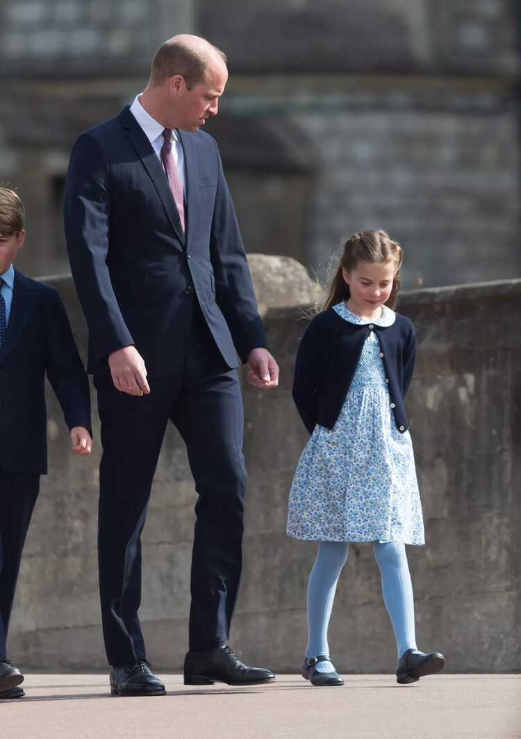Принц Уильям и принцесса Шарлотта, 2022