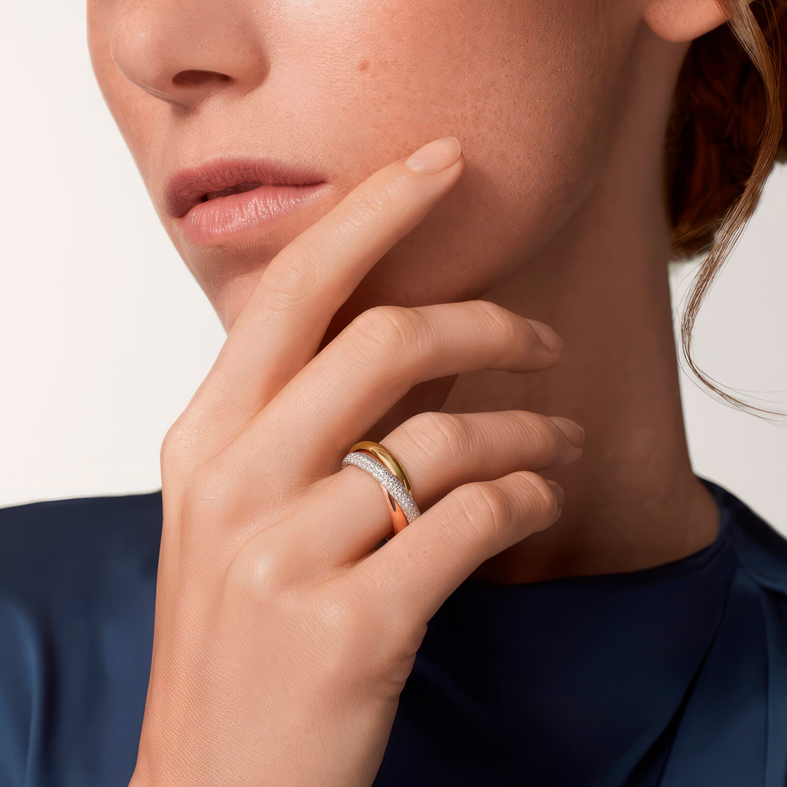 Cartier новые кольца Trinity по случаю 100-летия линейки