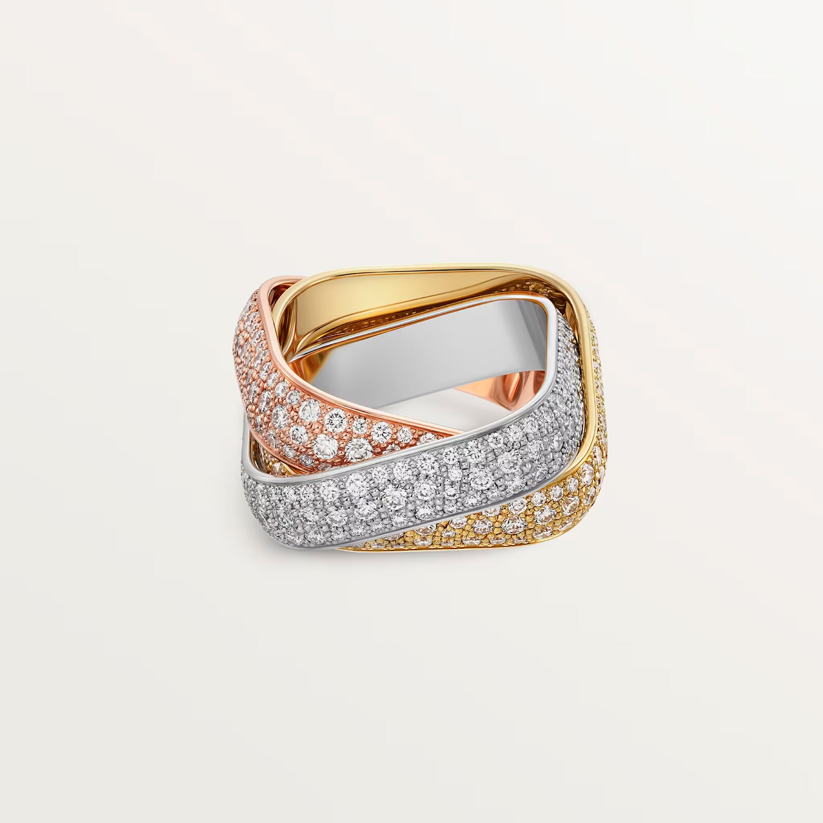 Cartier новые кольца Trinity по случаю 100-летия линейки