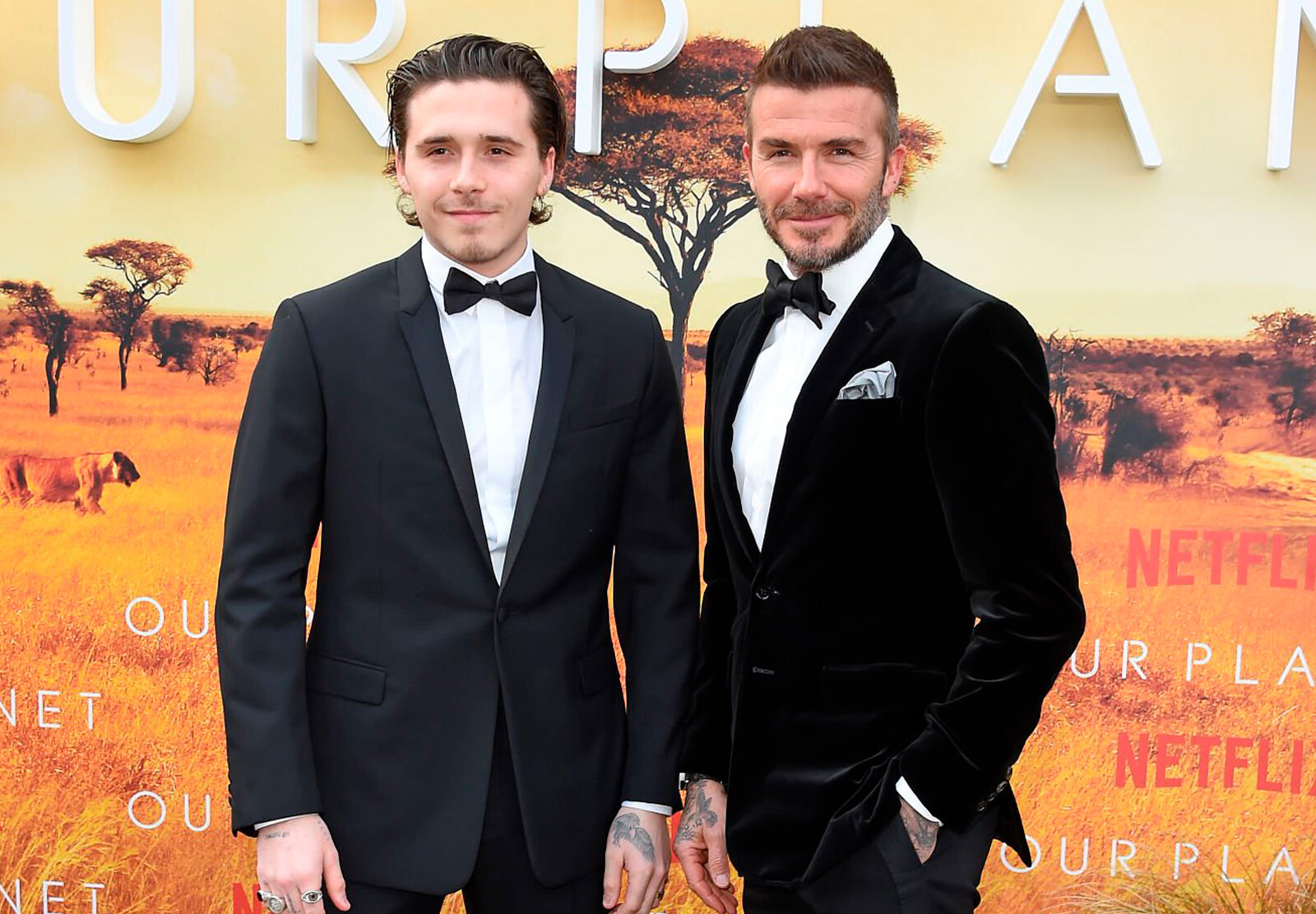 Дэвид Бекхэм попытался помириться с сыном Бруклином и его женой Николой Пельтц