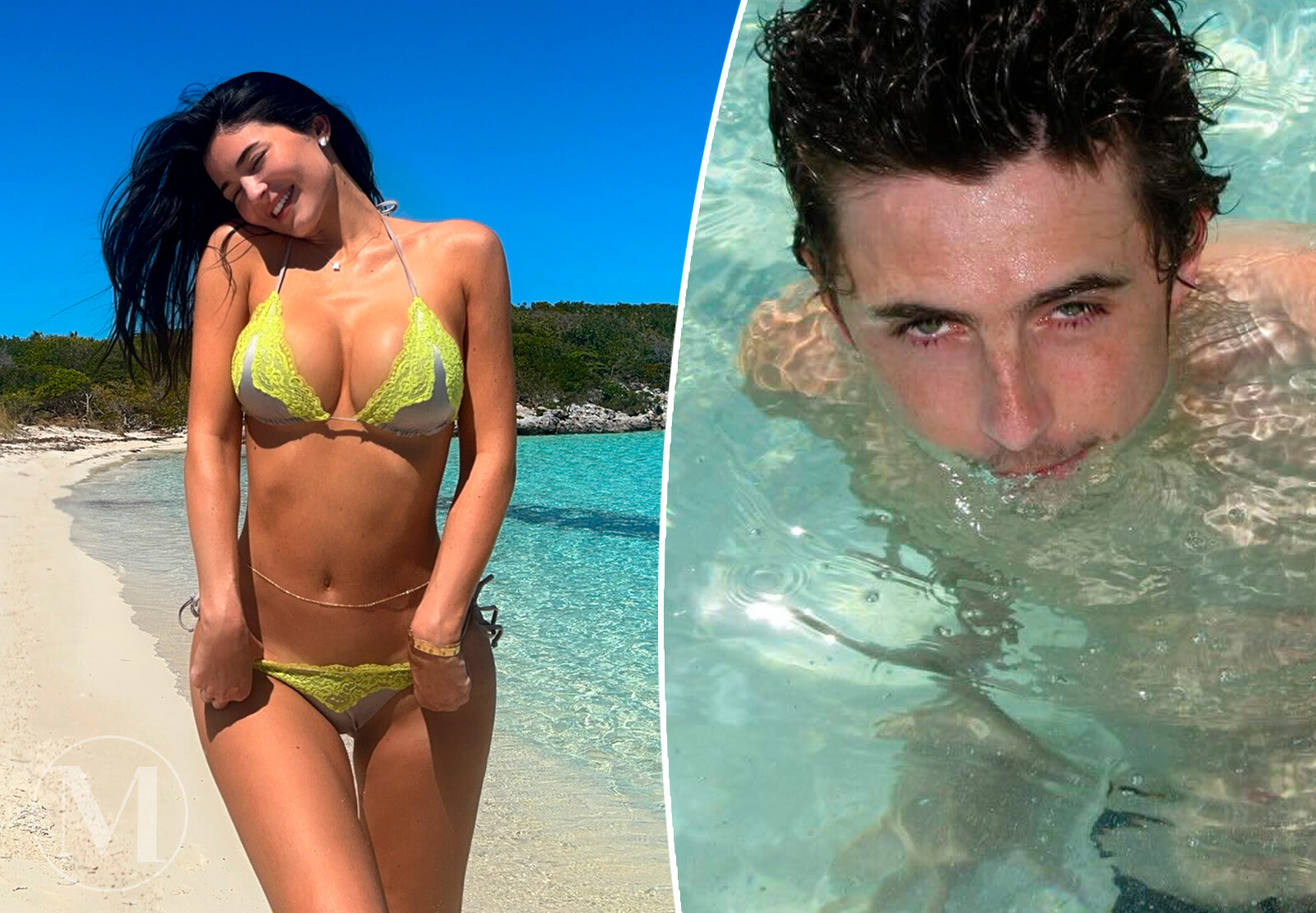 Кайли Дженнер и Тимоти Шаламе поделились редкими кадрами с отдыха