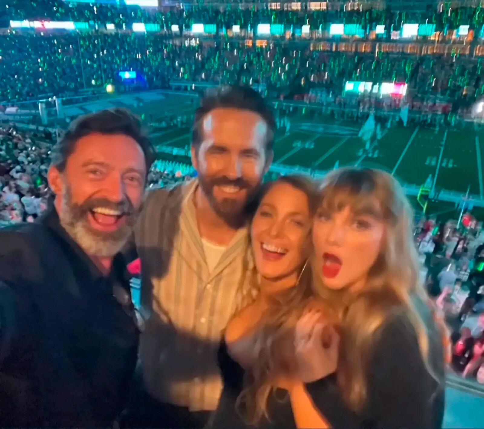 Хью Джекман,&nbsp;Райан Рейнольдс,&nbsp;Блейк Лайвли и&nbsp;Тейлор Свифт