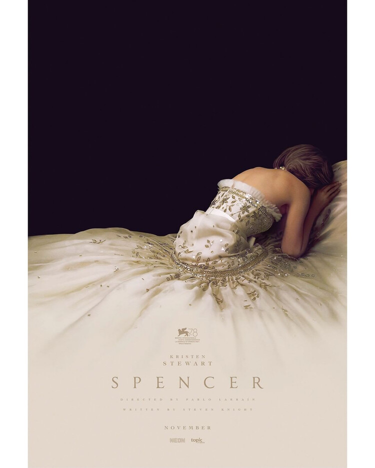 Постер фильма о принцессе Диане Спенсер с Кристен Стюарт