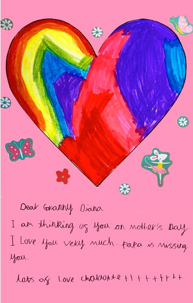 Принцесса Шарлотта написала душераздирающее послание принцессе Диане в День матери