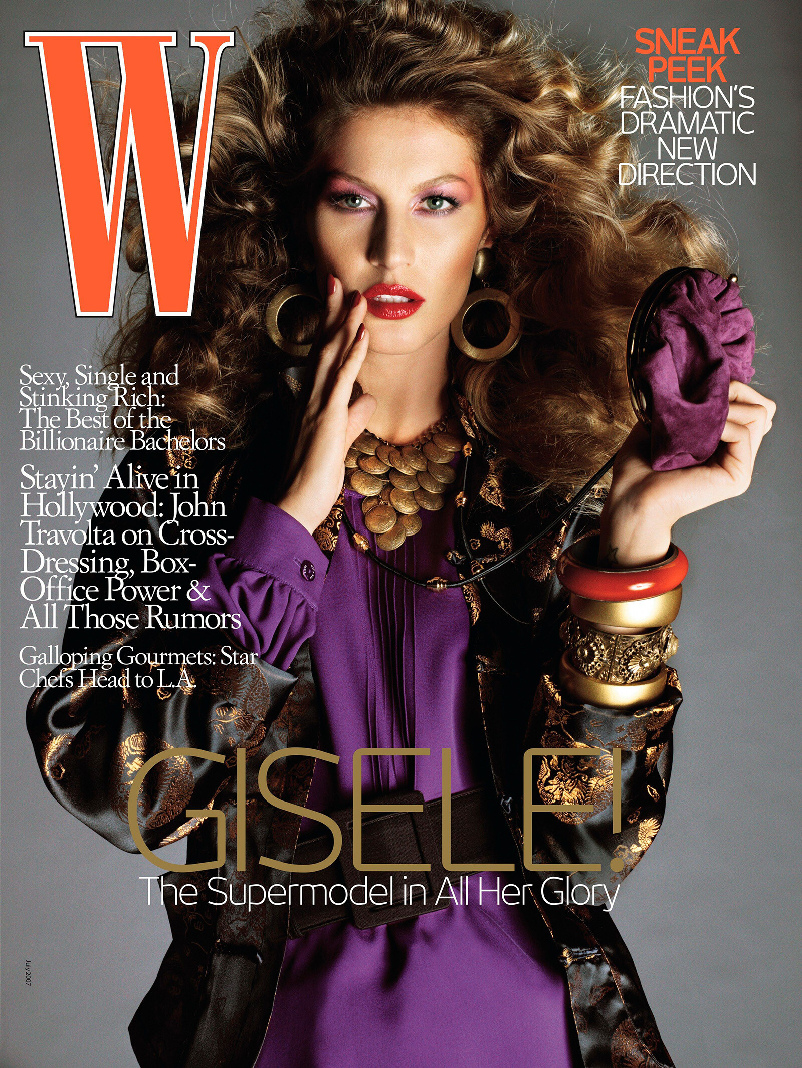 W Magazine с Жизель Бюндхен 2007 год