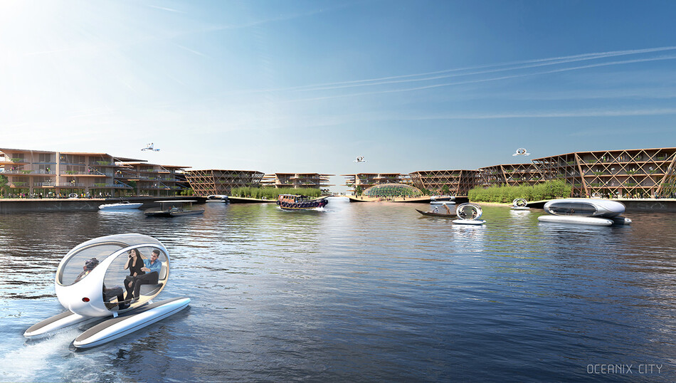 OCEANIX city будет адаптируемым и устойчивым поселением на воде