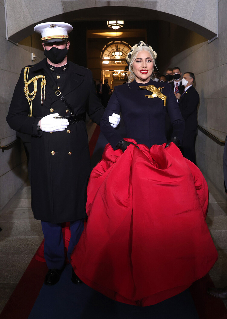 Леди Гага на инаугурации Джо Байдена