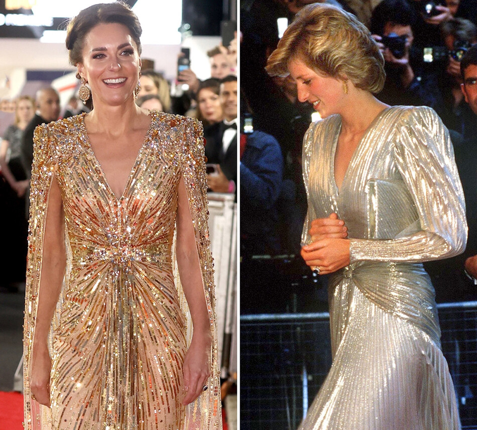 Платье Кейт Миддлтон было данью уважения образу принцессы Дианы