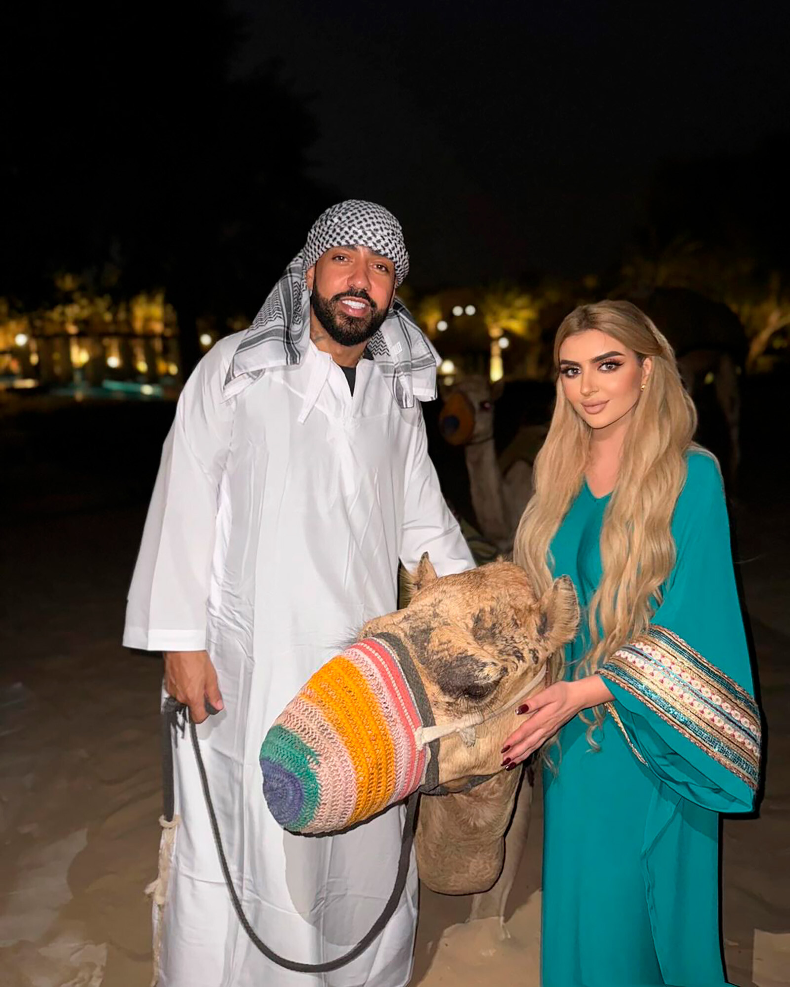 Френч Монтана и шейха Махра