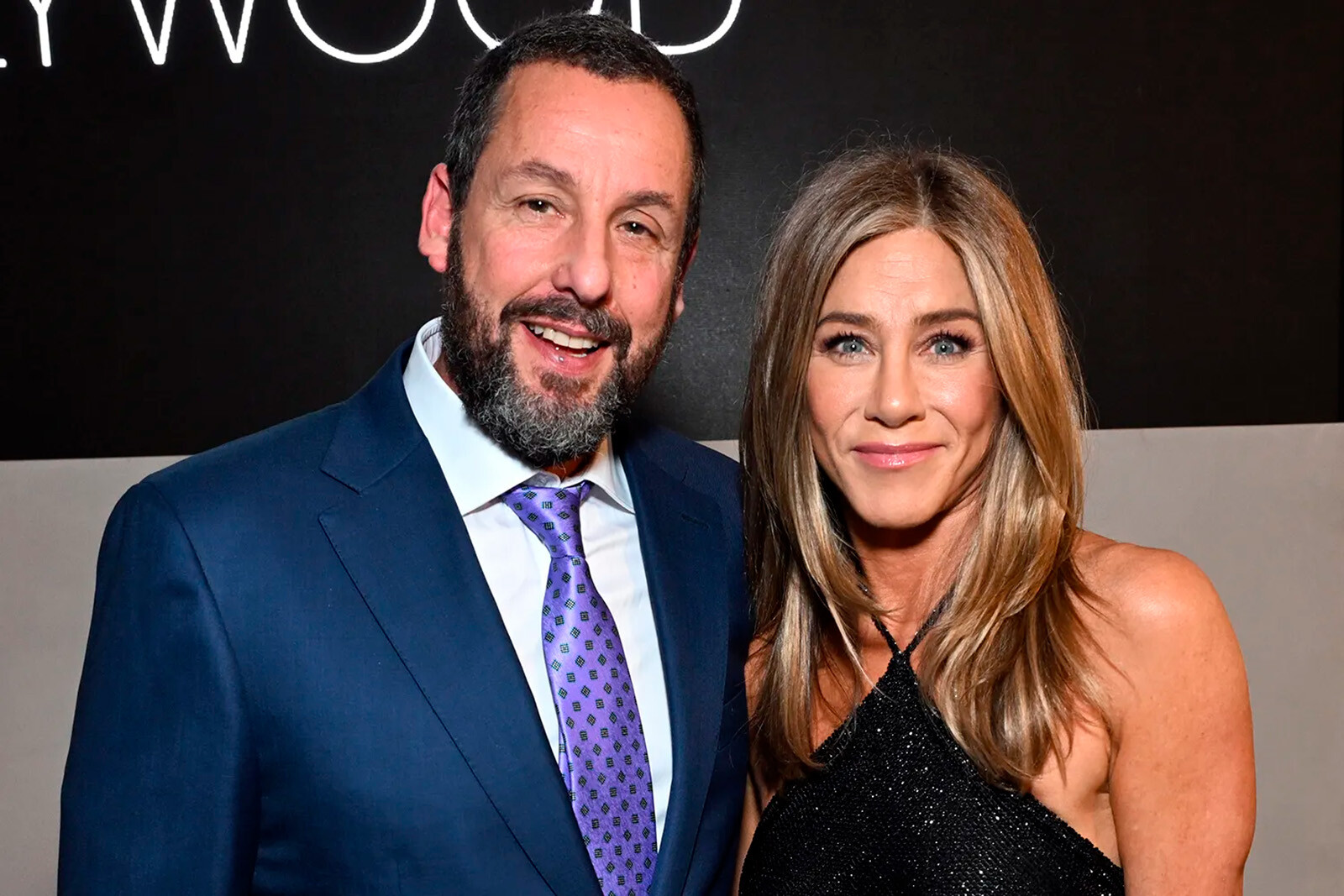 Адам Сэндлер и Дженнифер Энистон на мероприятии ELLE «Женщины в Голливуде», 2025
