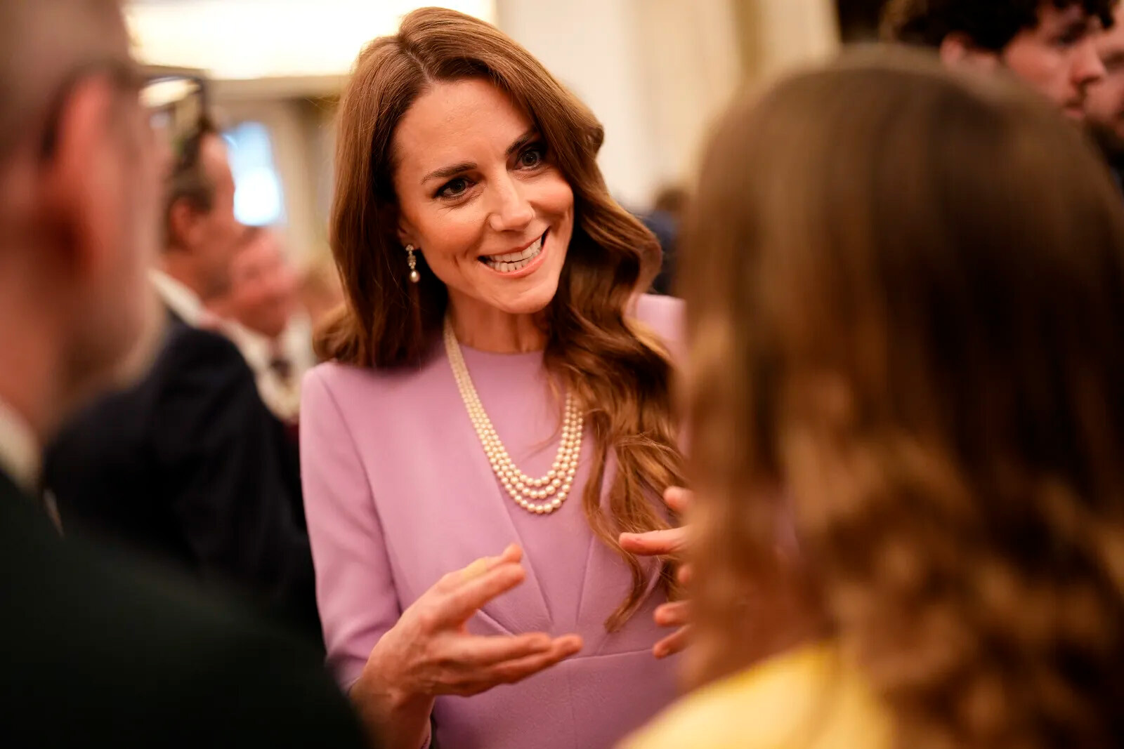 Кейт Миддлтон и принц Уильям на торжественном приёме в Букингемском дворце, 2026