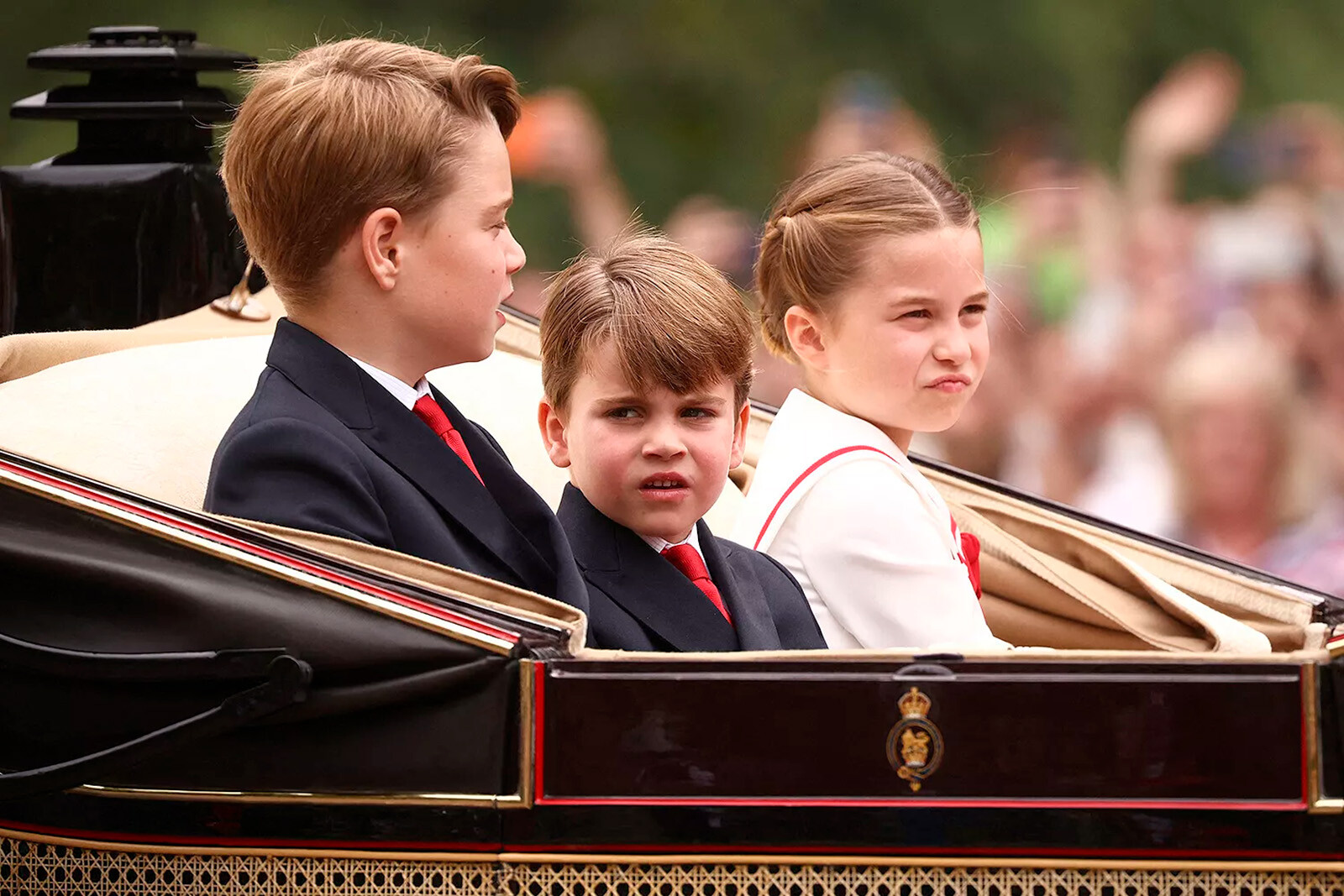 Очаровательный принц Луи сразил публику на параде Trooping the Colour