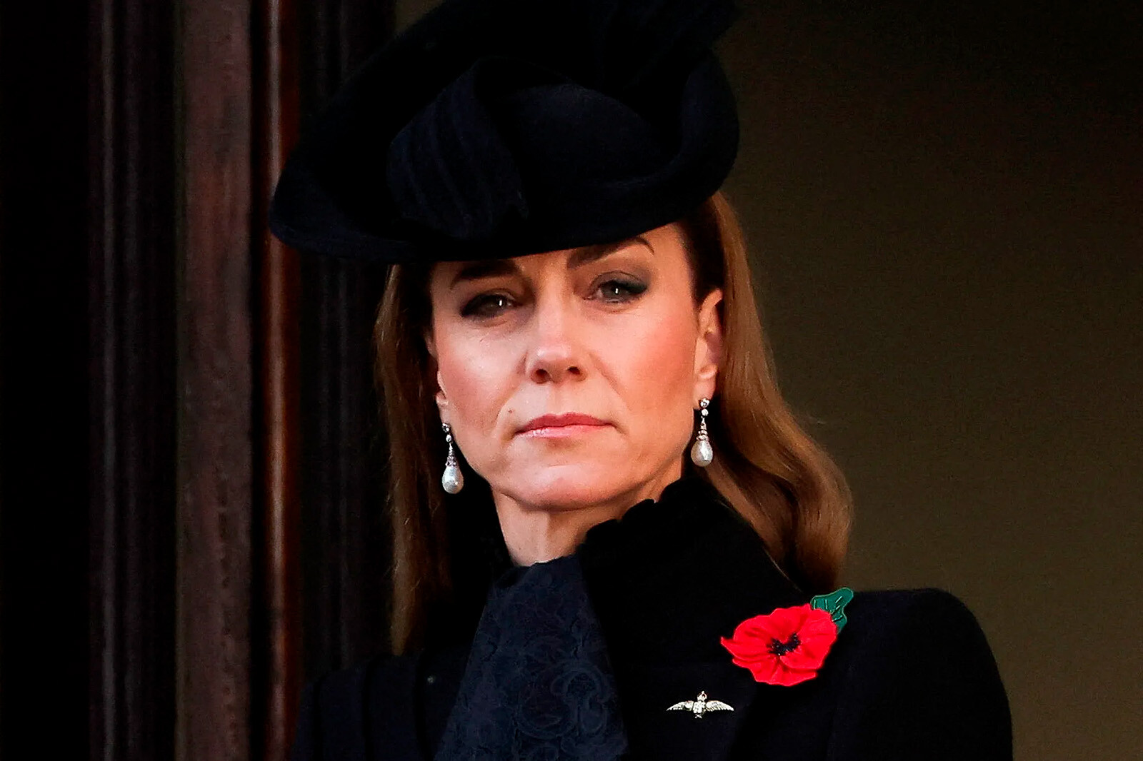 Кейт Миддлтон во время поминальной службы у Кенотафа в Лондоне 9 ноября 2025 года