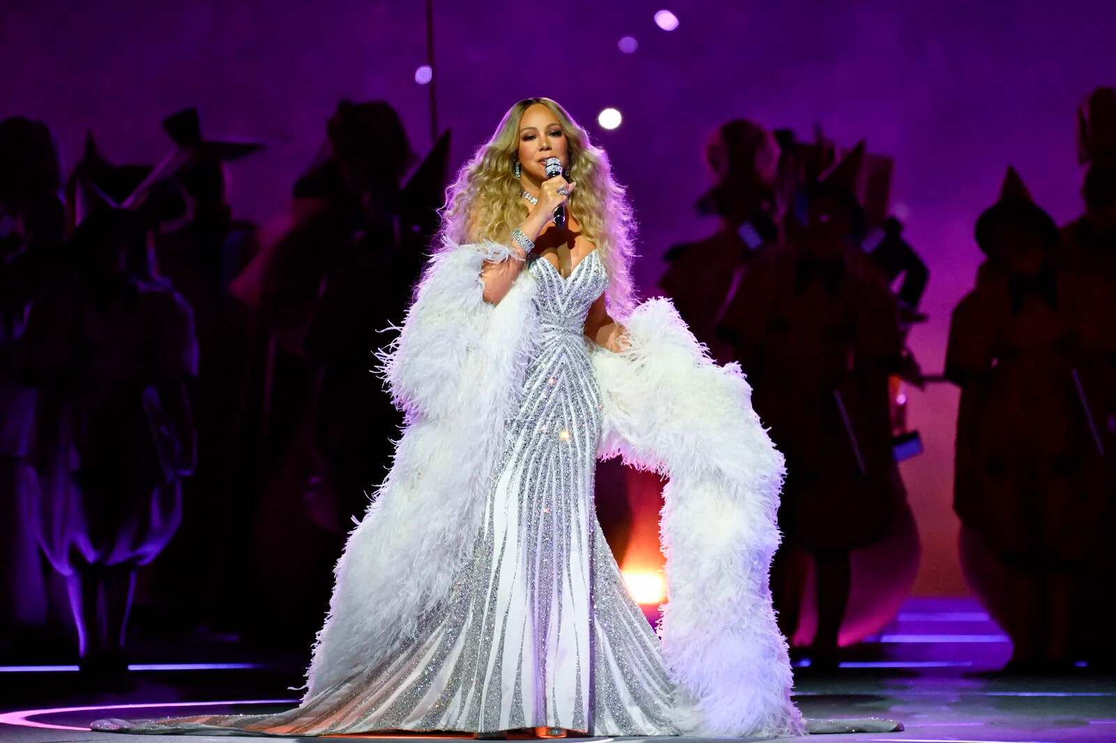 Мэрайи Кэри на церемонии открытия Зимних Олимпийских игр 2026 года в Милане