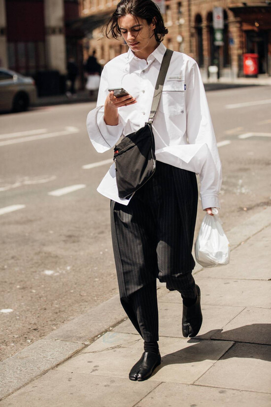 London Fashion Week Street-style menswear 2020