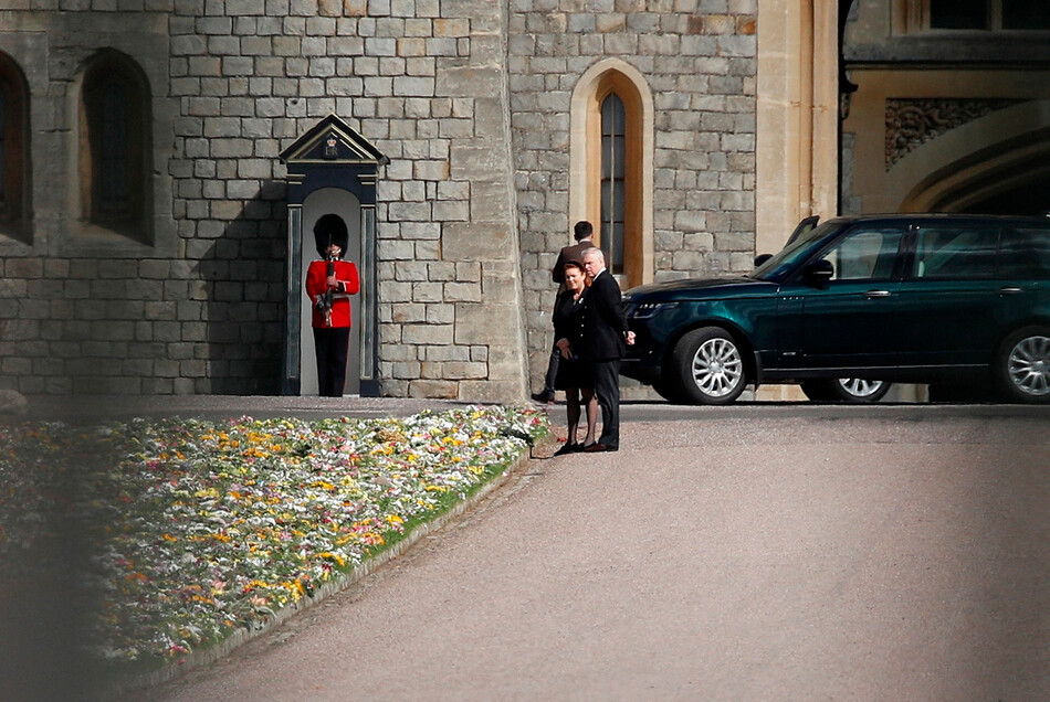 Сара Фергюсон с принцем Эндрю 16 сентября 2022, Виндзорский замок, Англия