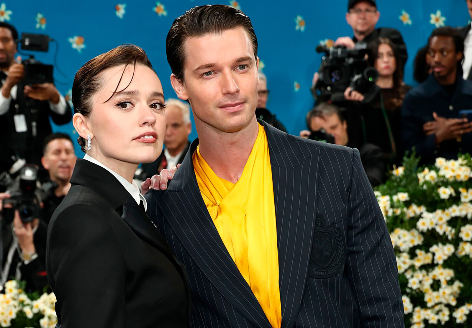 Патрик Шварценеггер и Эйми Лу Вуд на Met Gala 2025