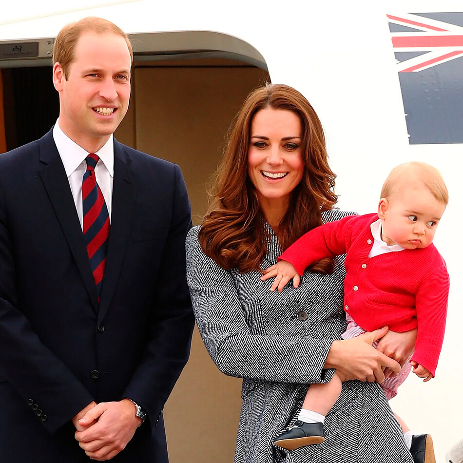 Принц Уильям, Кейт Миддлтон и новорожденный принц Джордж в Австралии, 2014