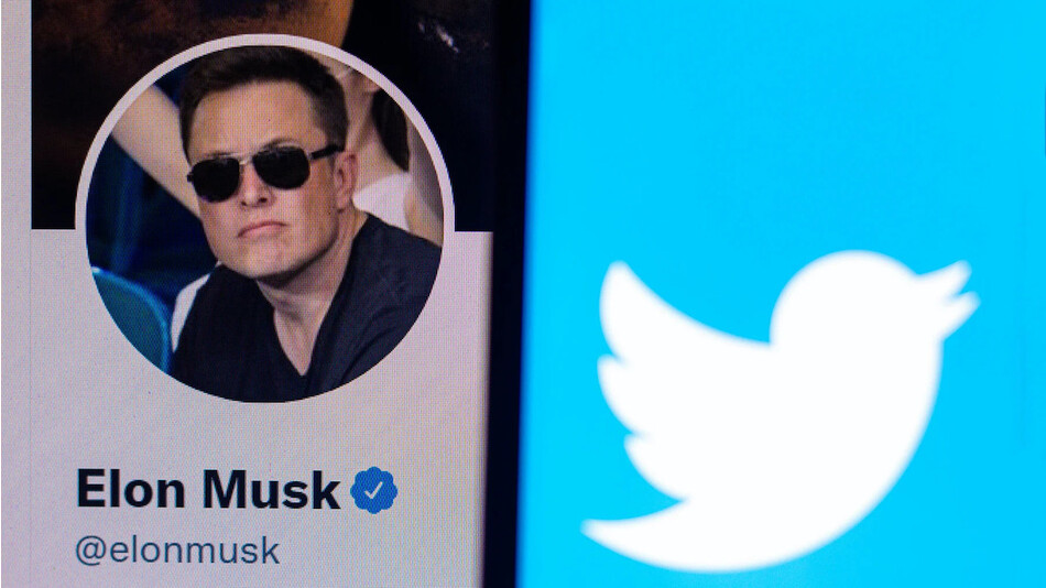 Официальный аккаунт Илона Маска в Twitter, 2022