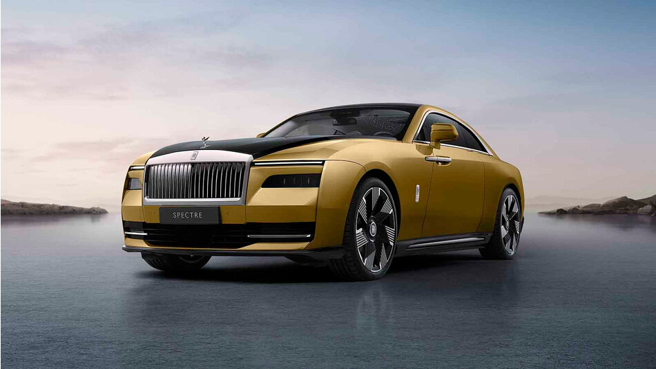 Rolls-Royce представил свой первый полностью электрический автомобиль Spectre