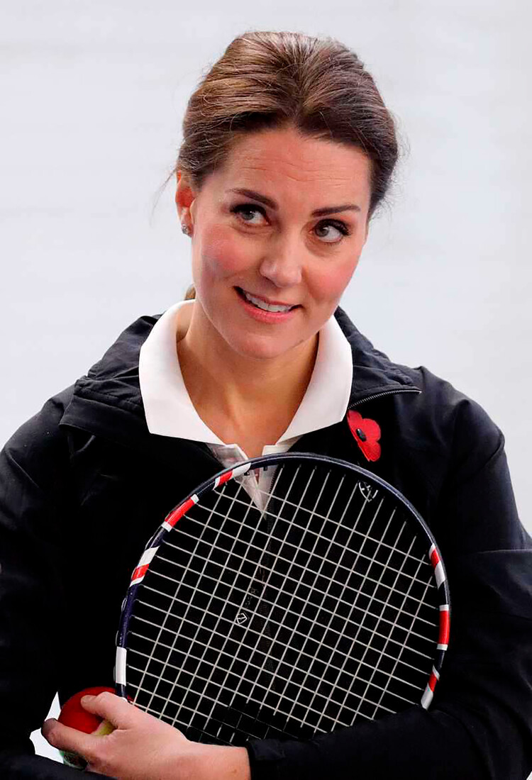 Кембриджская во время визита в Ассоциацию лаун-тенниса в Национальном теннисном центре 31 октября 2017 г. в Лондон, Англия