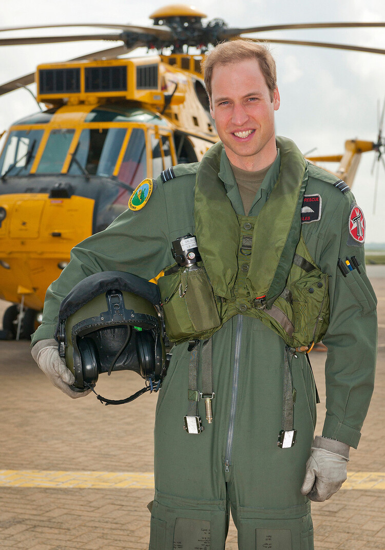 Принц Уильям был пилотом поисково-спасательной службы ВВС Великобритании в Восточной Англии с 2015 по 2017 год