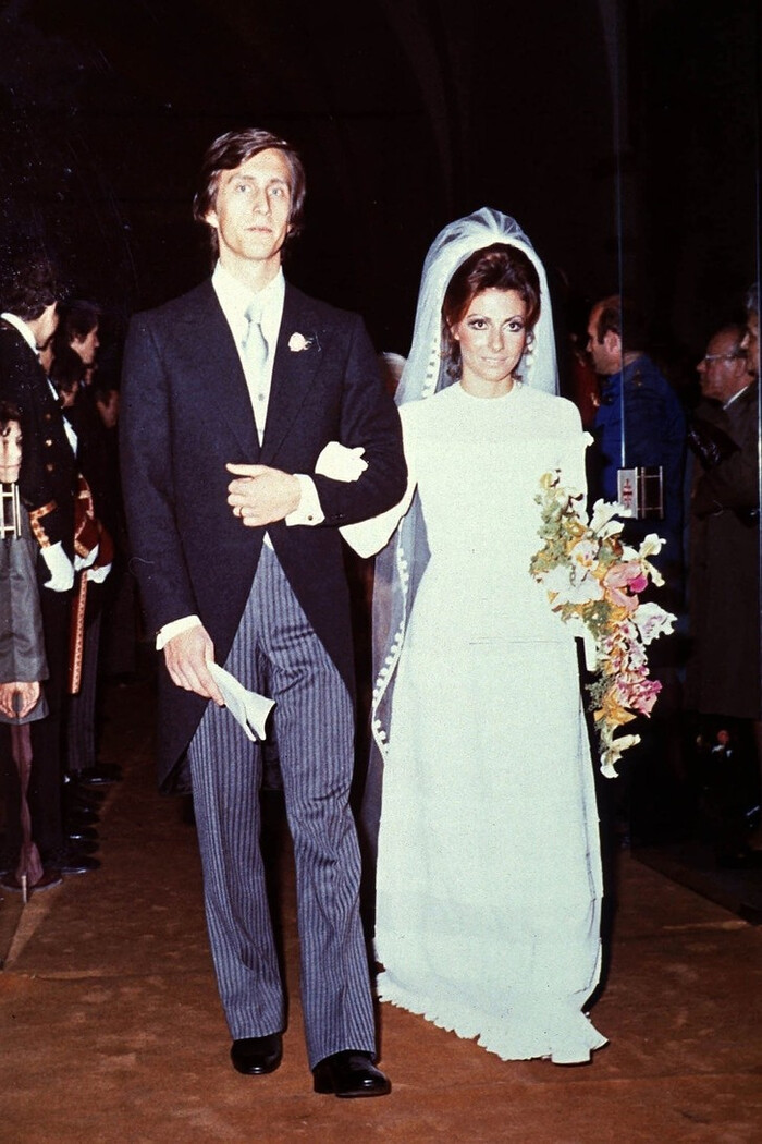 Свадьба&nbsp;Мауриццио Гуччи и Патриция Реджани, 1970