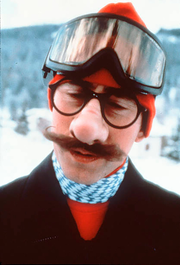 Принц Чарльз во время лыжного отдыха в Клостерсе, Швейцария 23 января 1980 г.
