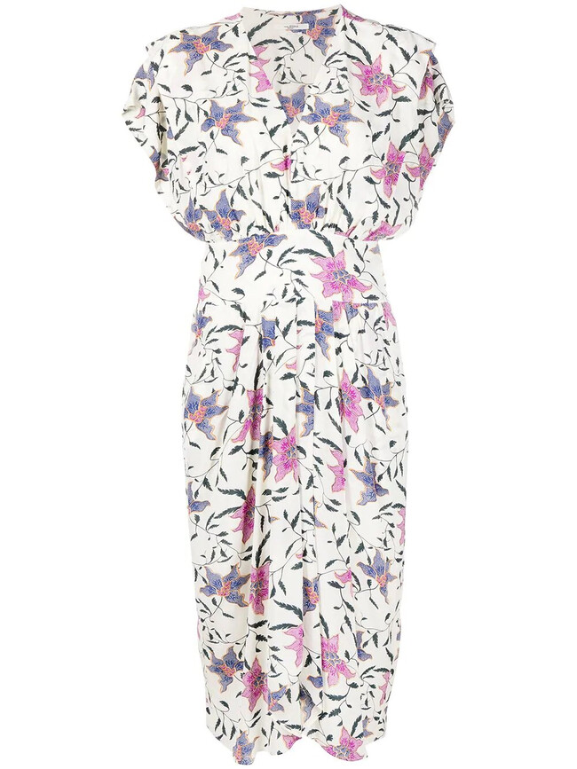 Isabel Marant &Eacute;toile платье миди с цветочным принтом