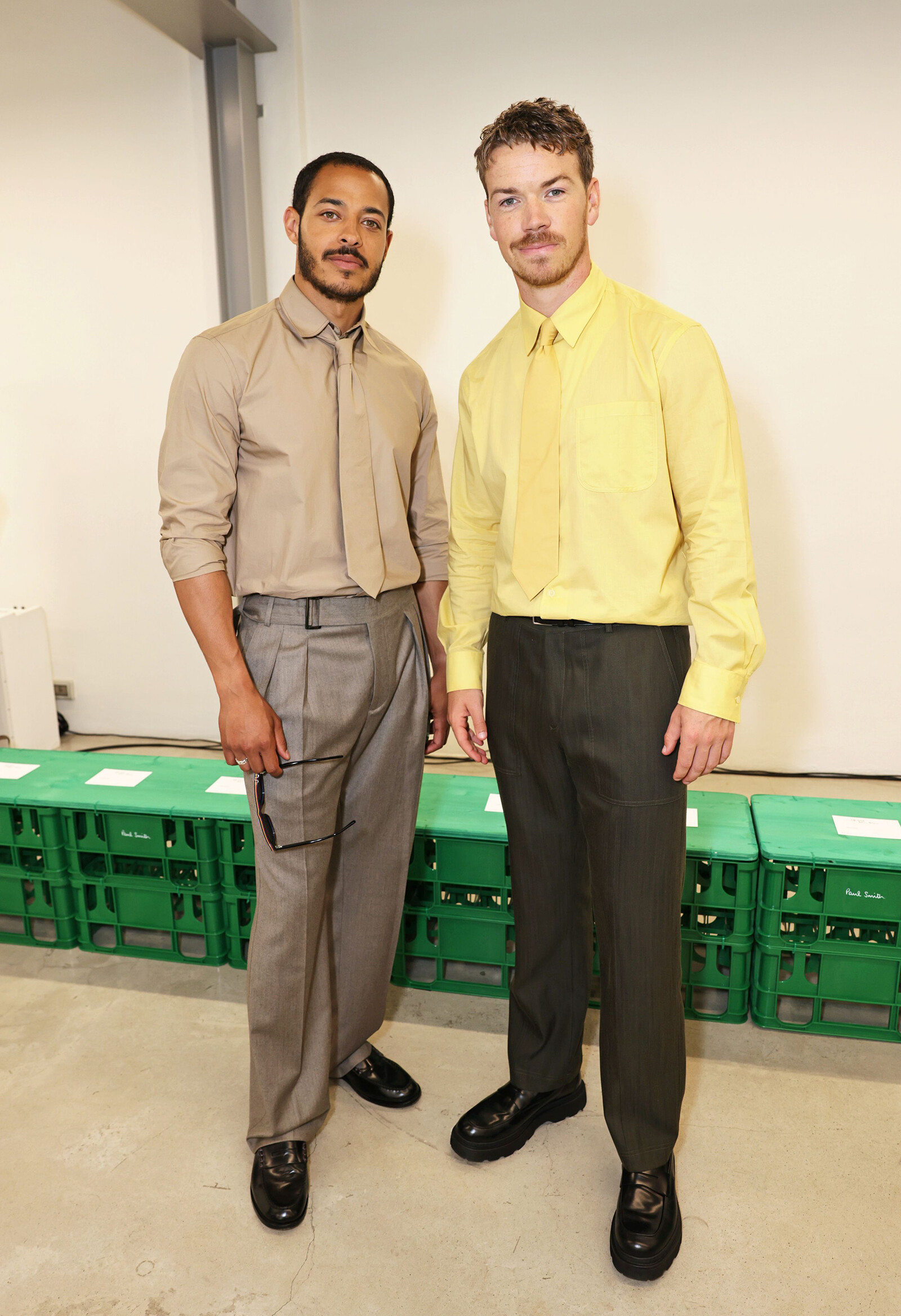 Дэрил МакКормак и Уилл Поултер&nbsp;&nbsp;на показе Paul Smith