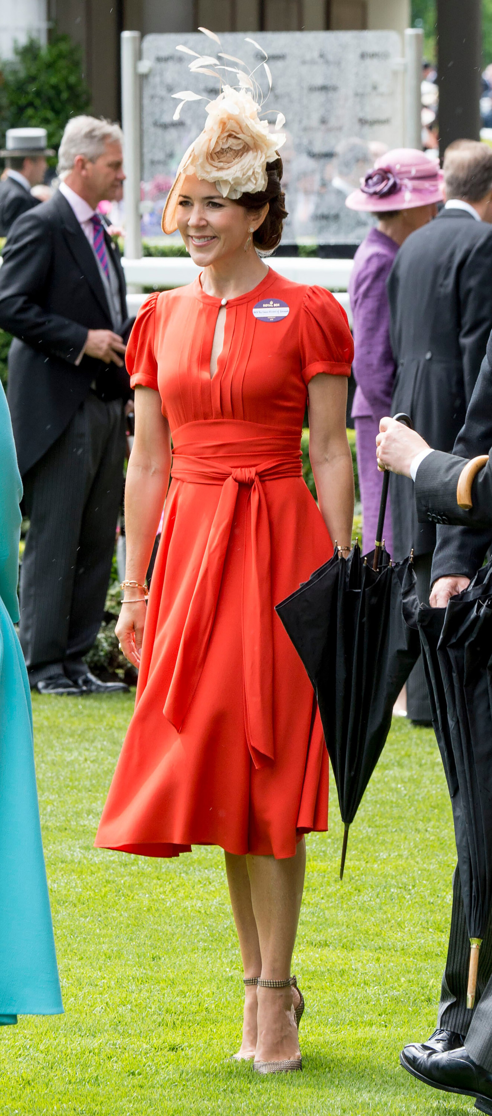 Королева Мэри во время Royal Ascotу 2016