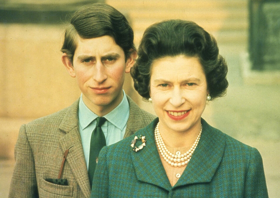 Принц&nbsp;Чарльз и&nbsp;Елизавета II в молодости