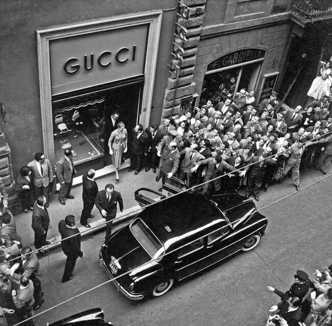 Первый магазин Gucci в Нью-Йорке, 1953