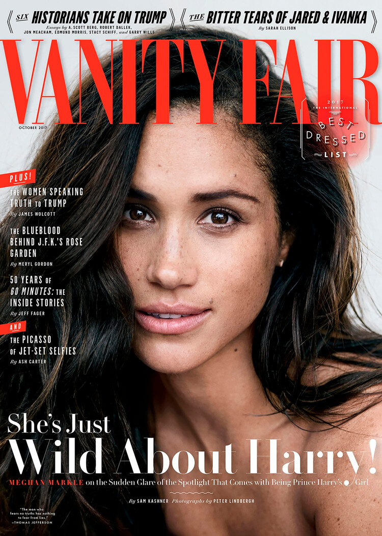 Меган Маркл была возмущена обложкой журнала Vanity Fair, на которой объявили об их отношениях с принцем Гарри