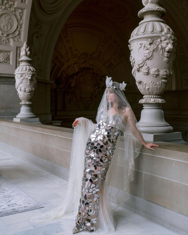Как создавалось свадебное платье Айви Гетти