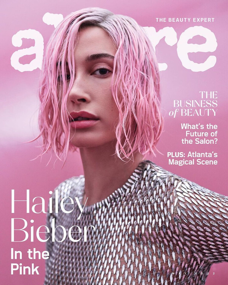 Хейли Бибер на обложке журнала Allure 