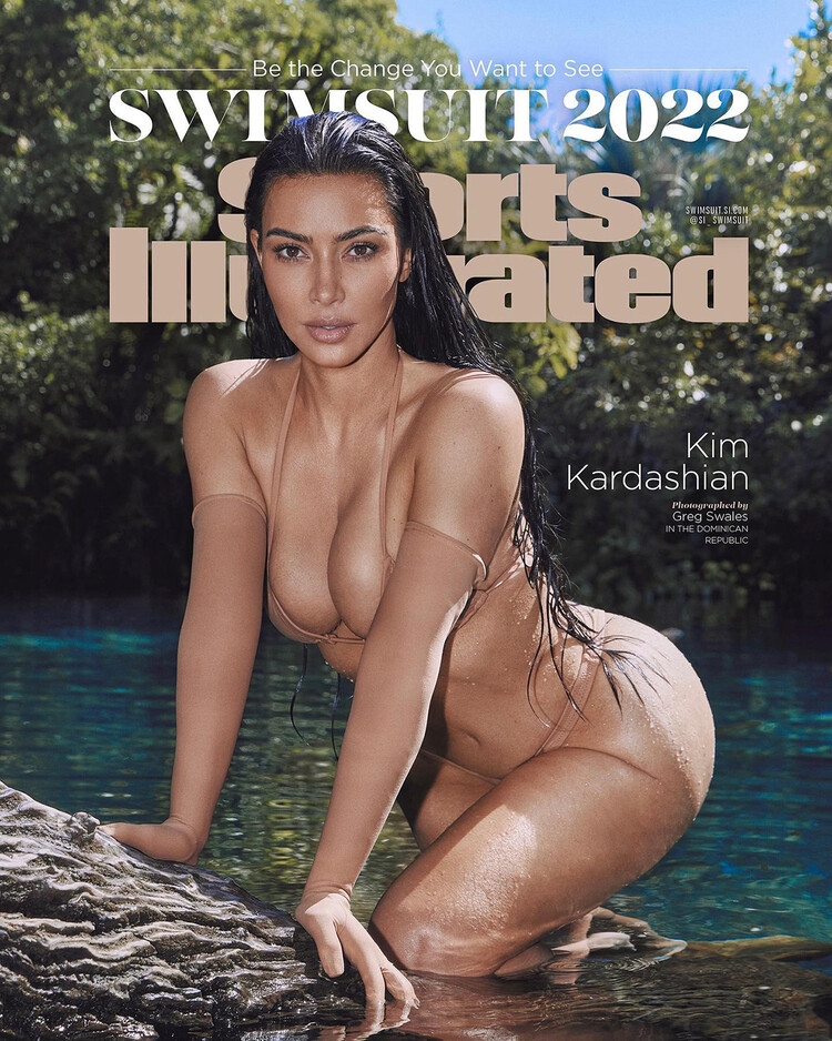 Ким Кардашьян снялась в бикини для обложки Sports Illustrated Swimsuit