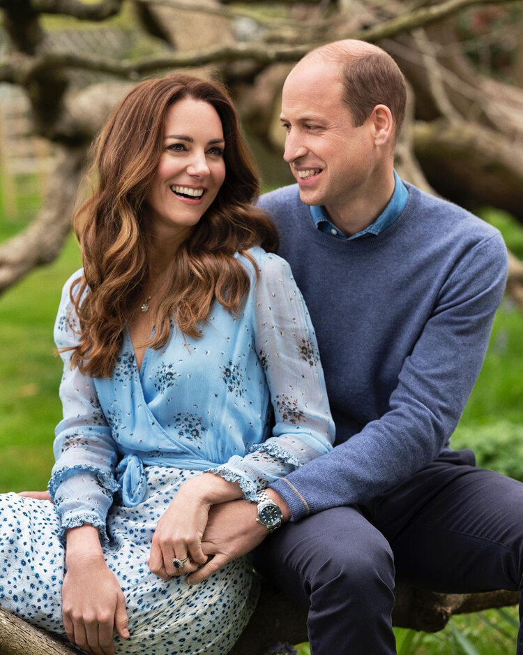 Принц Уильям и Кейт Миддлтон в 10-ю годовщину свадьбы, 2021