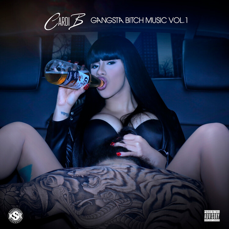 Обложка альбома Карди Би Gangsta Bitch Music Vol. 1