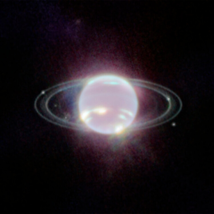 NASA поделилось одним из самых чётких изображений колец Нептуна