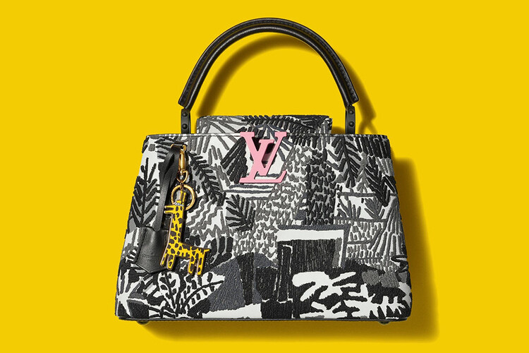 Louis Vuitton ArtyСapucines авторства художника Йонаса Вуда