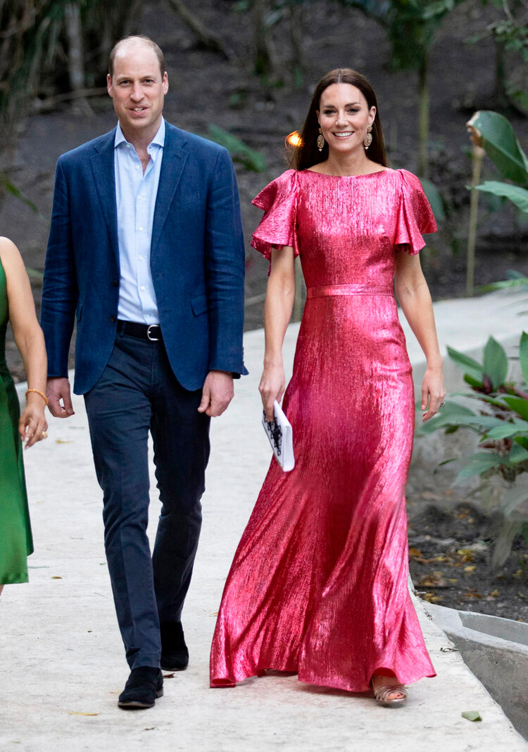 Принц Уильям и герцогиня Кэтрин 21 марта 2022 года в Кахаль Пеш, Белиз