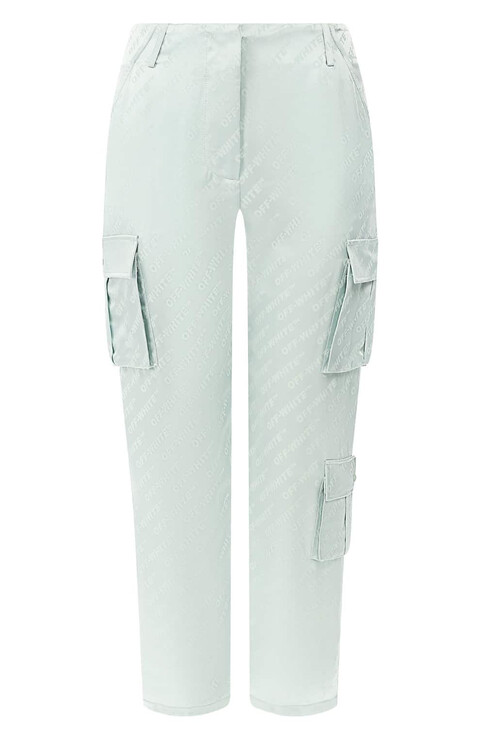 Off-White&nbsp; Укороченные брюки карго кроя скинни