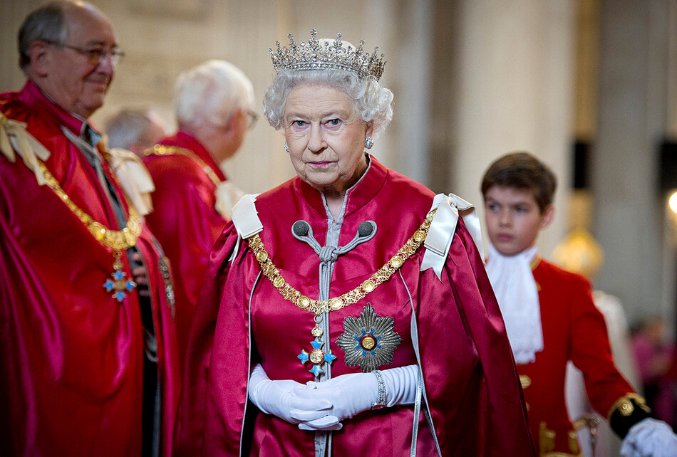 Королева и герцог Эдинбургские посещают службу Ордена Британской Империи в соборе Святого Павла