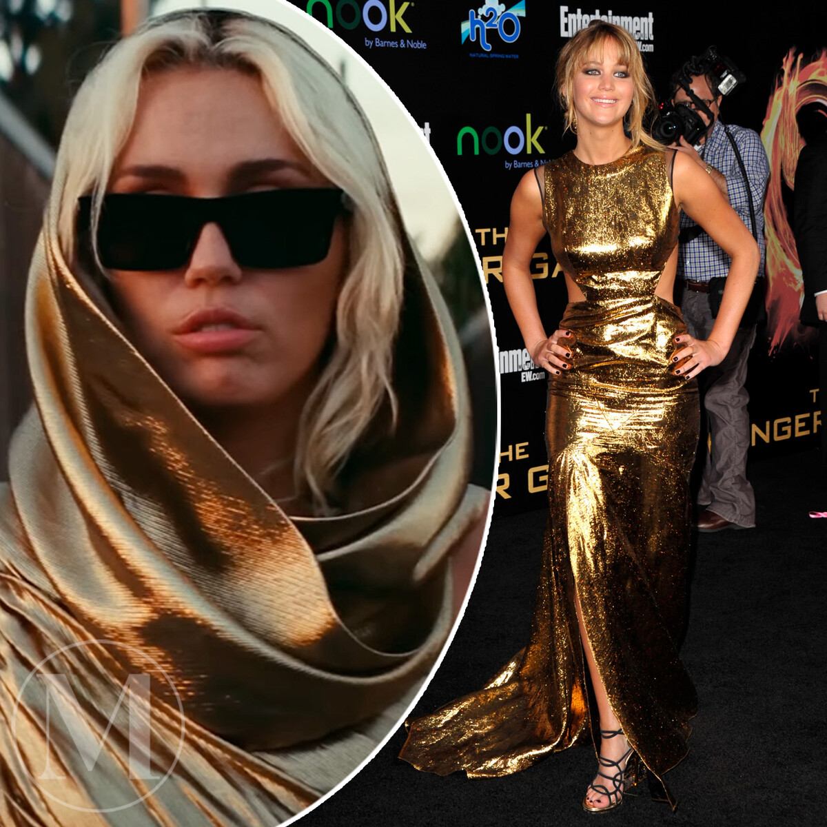 Майли Сайрус В Рекламе «Golden Lady»