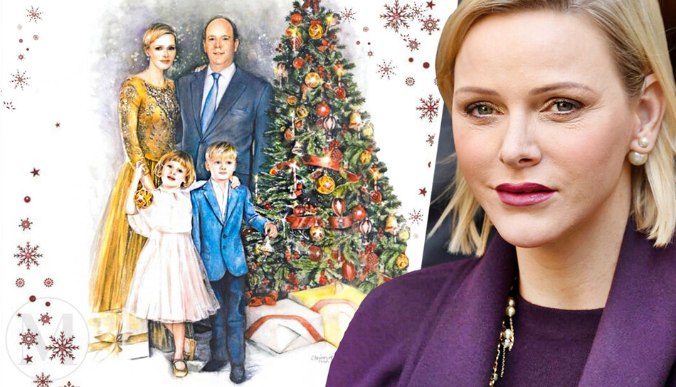 Праздничный привет из Монако: принцесса Шарлен поделилась Рождественской открыткой!